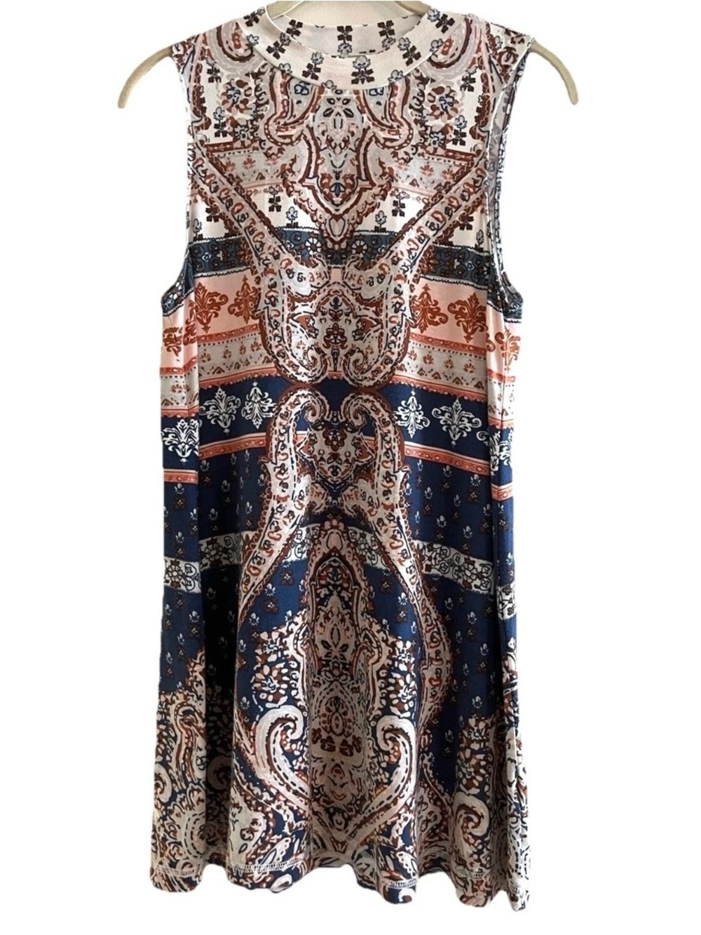 O'Neill Lennon M Mini Dress sleeveless Boho Colorful Multi Pattern